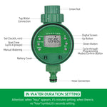 Digital Automatic Watering Timer Programmed Garden Irrigation Timer Battery Operated Intelligent Water Irrigation Controller for Lawn Farmland Courtyard Greenhouse