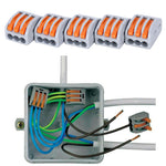 10pcs PCT-213 Compact Wiring Connector 3 Way Push in Lighting Electrical Cable Fast Connection