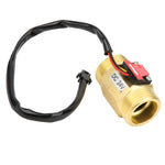 YFB10 Hall Flowmeter Switch G1in Water Flow Sensor Turbine Meter Counter DC24V 2~50L/MIN