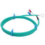 KType Thermocouple Probe SMD Round Hole Silicone Temperature Measuring Line 0200℃(1meter )