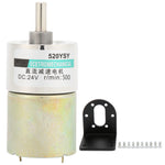 DC Reduction Motor with Bracket CW/CCW Low Speed Adjustable 24V for Micro Machinery500rpm/min