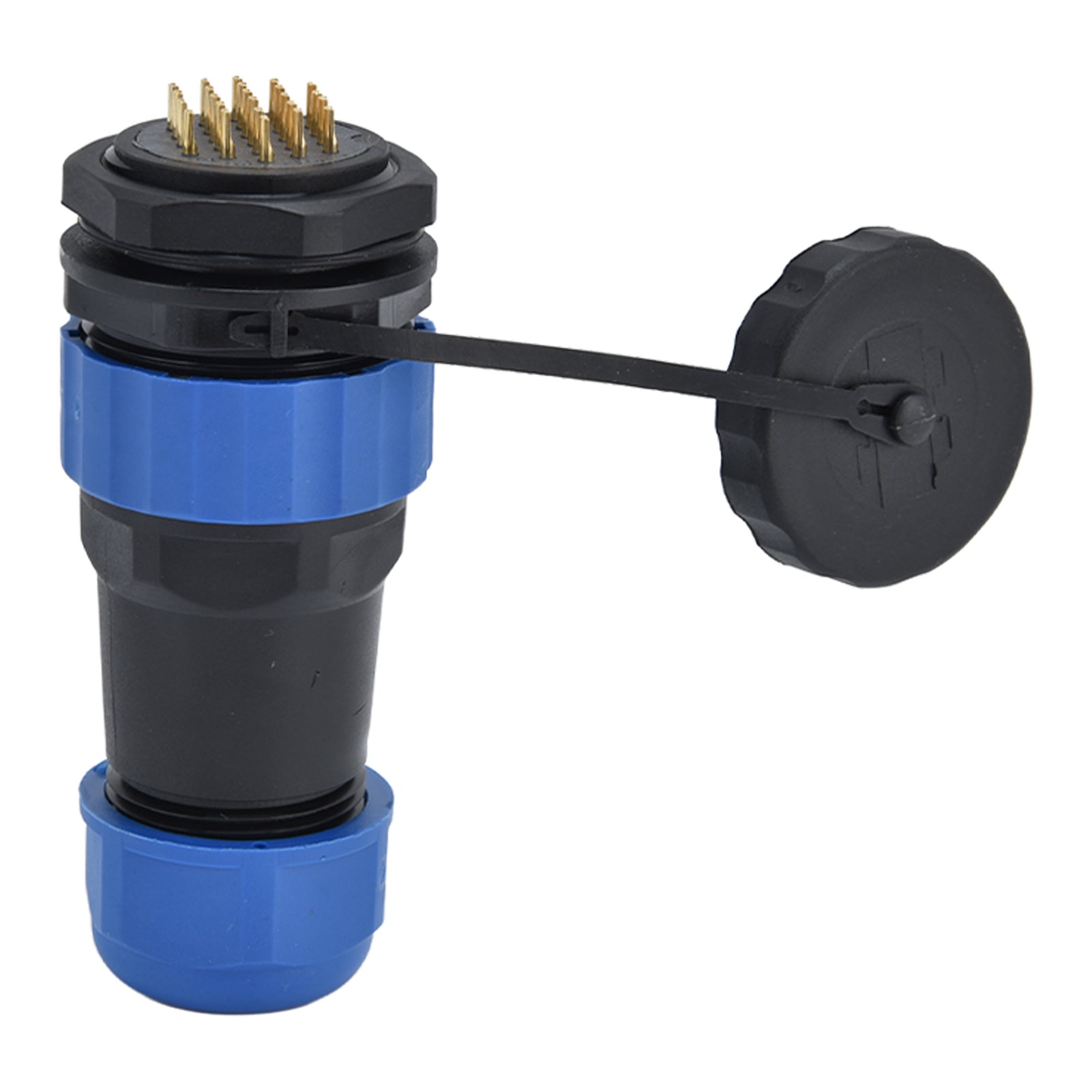 Waterproof Connector Back Nut IP68 Aviation Power Socket  5A for Cable Wire SP28