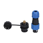 Aviation Plug Socket Safe Reliable Oxidation Resistance Durable Compact Connector for Program Controlled Machines(7 Pin（ 5A） )