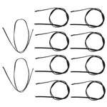 10Pcs NTC Temperature Sensor PVC Epoxy Resin Temp Thermal Thermistor Probe for Automobiles 500mm10K B3435