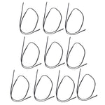 10Pcs NTC Temperature Sensor PVC Epoxy Resin Temp Thermal Thermistor Probe for Automobiles 500mm10K B3435