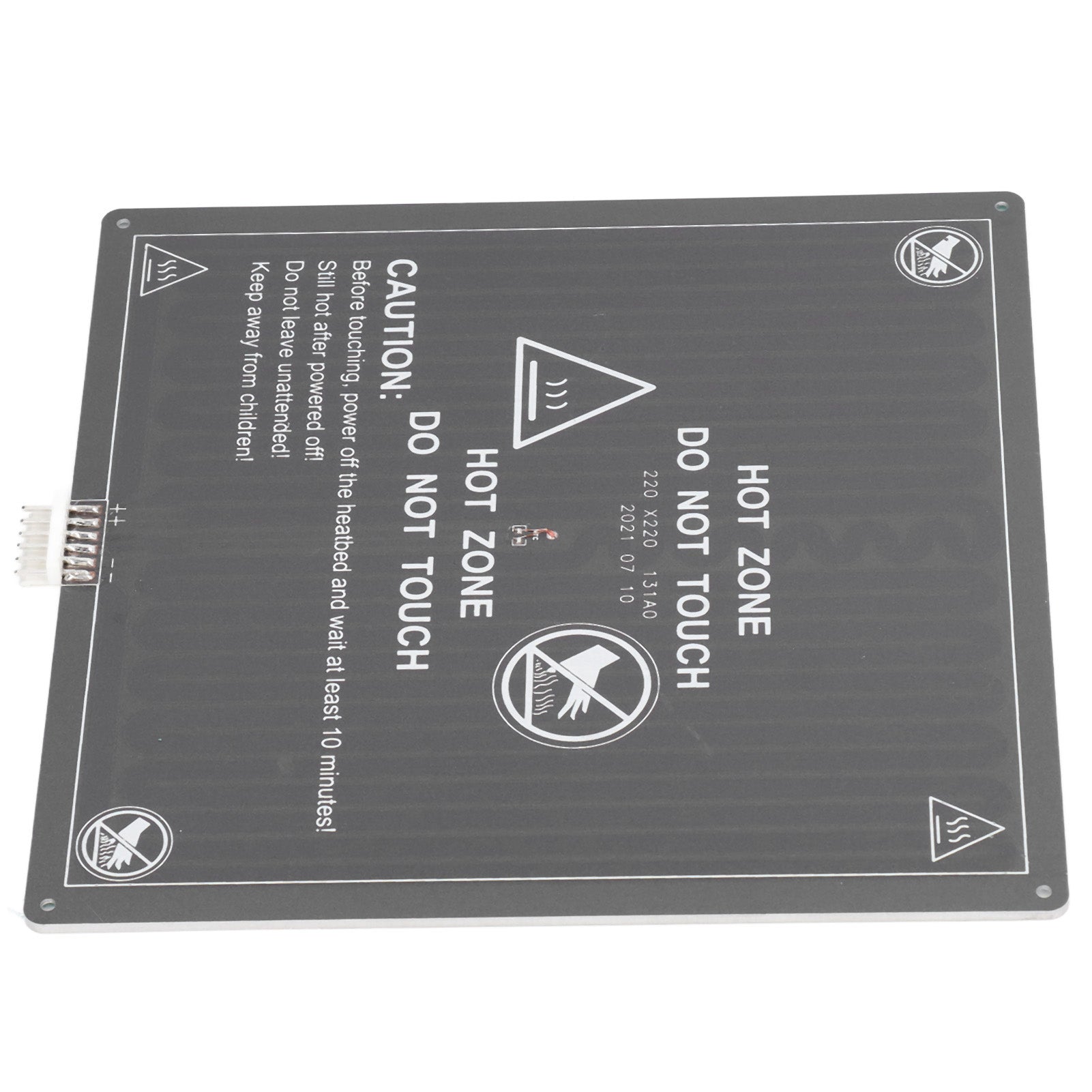 3D Printer Hot Bed Plate Aluminum Heated Mat Replacement 12V with Wire for Anet A8 A6