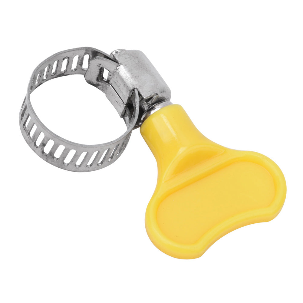 10 Pcs Stainless Steel Hose Clamp with Plastic Handle Pipe Tube Clips18~29mm