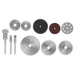 60Pcs Electric Grinding Set 8-Hole Saw Blade Rod Black Mesh  Red Sandpaper Grinder Tools