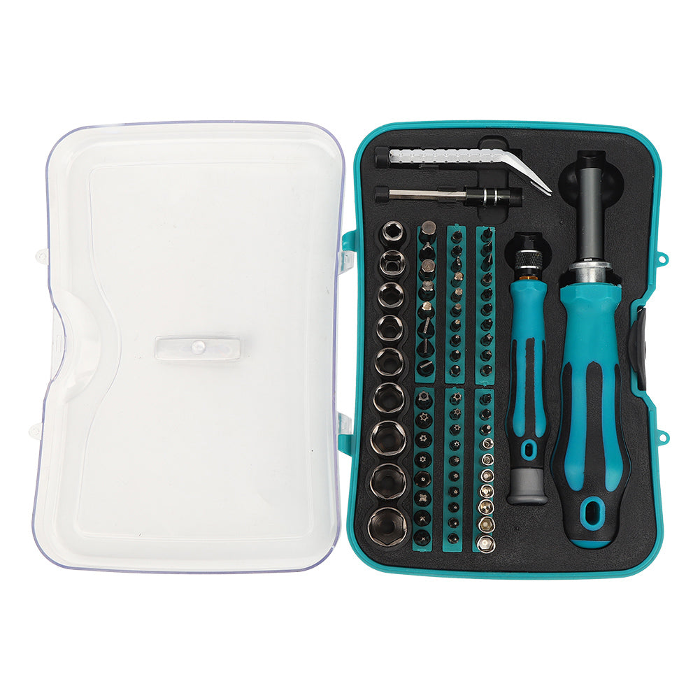 69PCs Screwdriver Bit Magnetic Accuracy Electronic Repair Tool Chrome Vanadium Steel