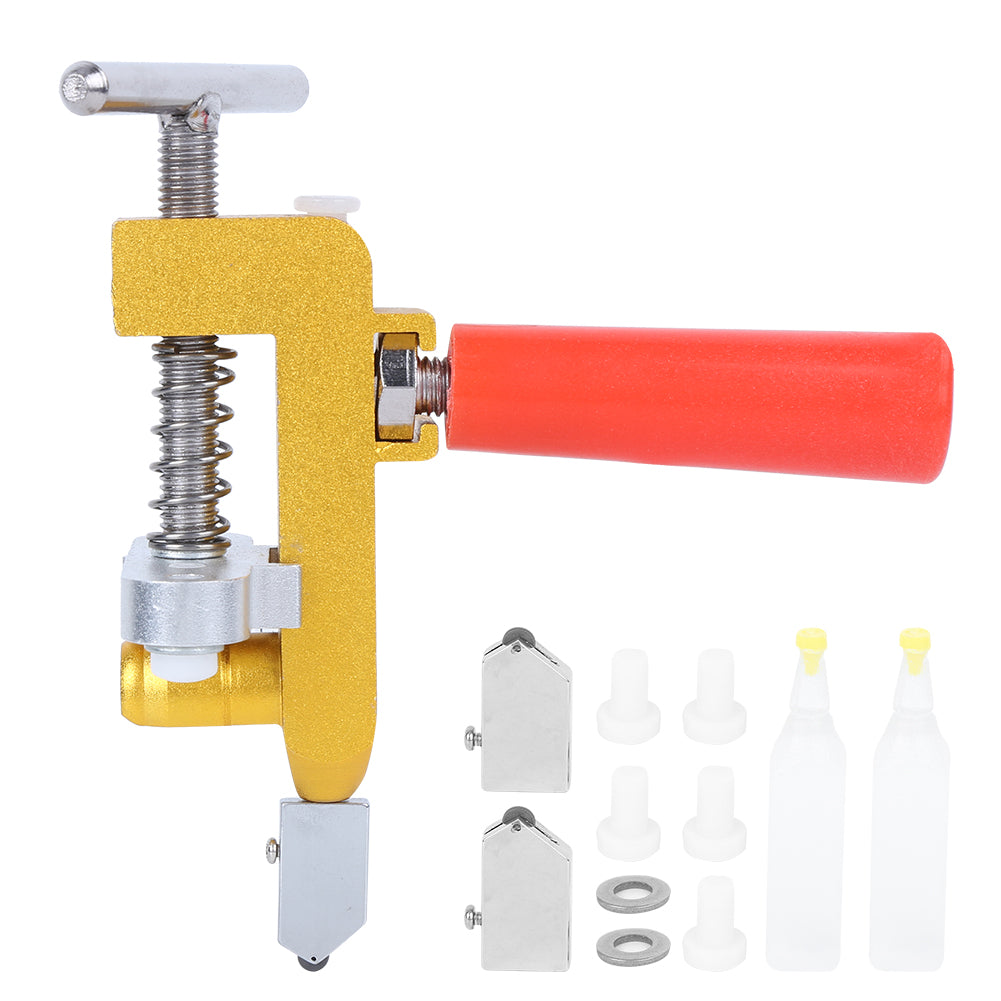 Tile Cutter Lightweight 2-in-1 Handheld Aluminum Alloy Multi Function Glass Ceramic Opener
