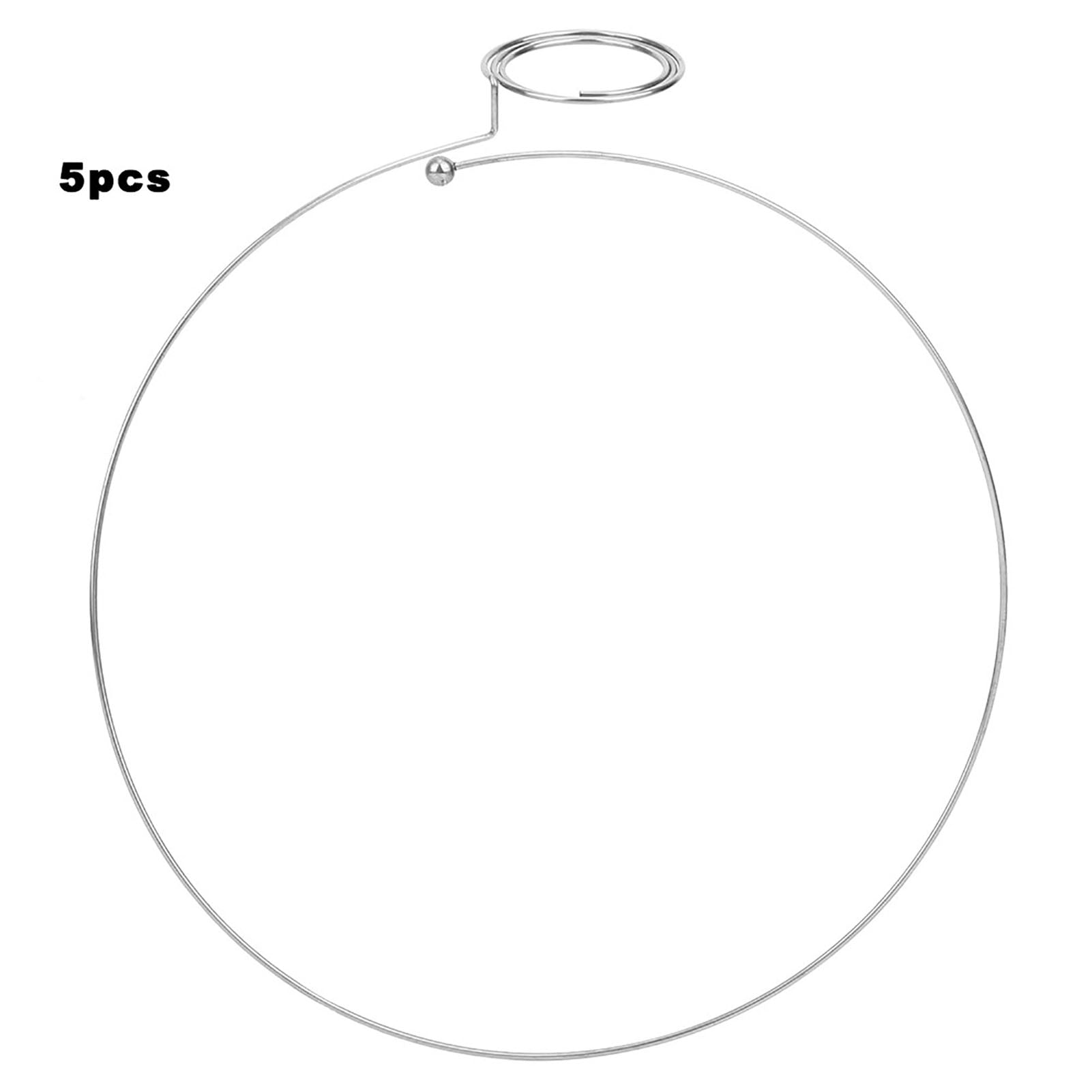 5PCs Magnifier Frame Watchmaker Tool Silver Round Wire Adjustable Perimeter Alloy Steel Durable