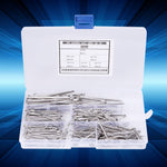 340Pcs Cotter Pin Assortment Set Kit 304 Stainless Steel Industrial Supplies Fastener
