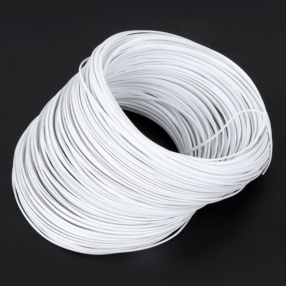 Galvanized Iron Wire White Twist Ties Material Protective 0.55mm Single Core Inside DIY