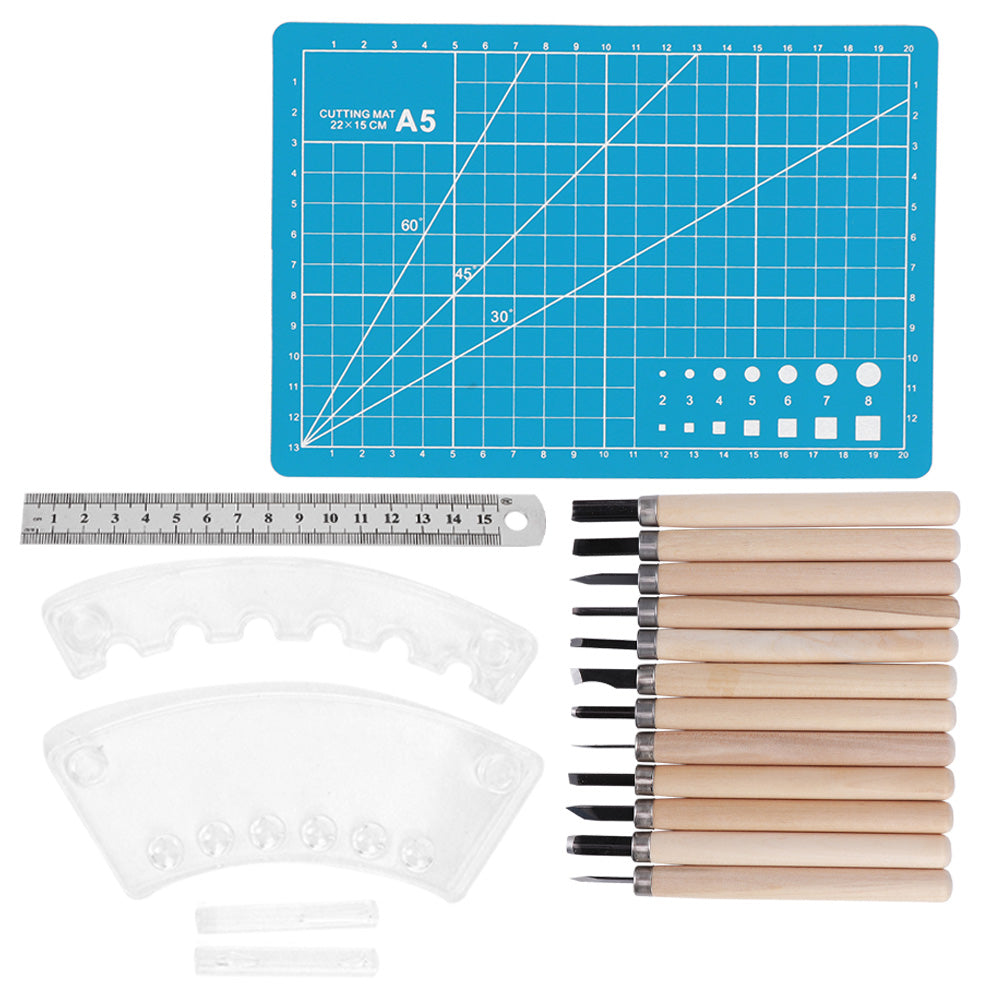 1 Set Wood Carving Tools Chisel Tool Steel Professional Woodworking Hand Tool Bracket B1