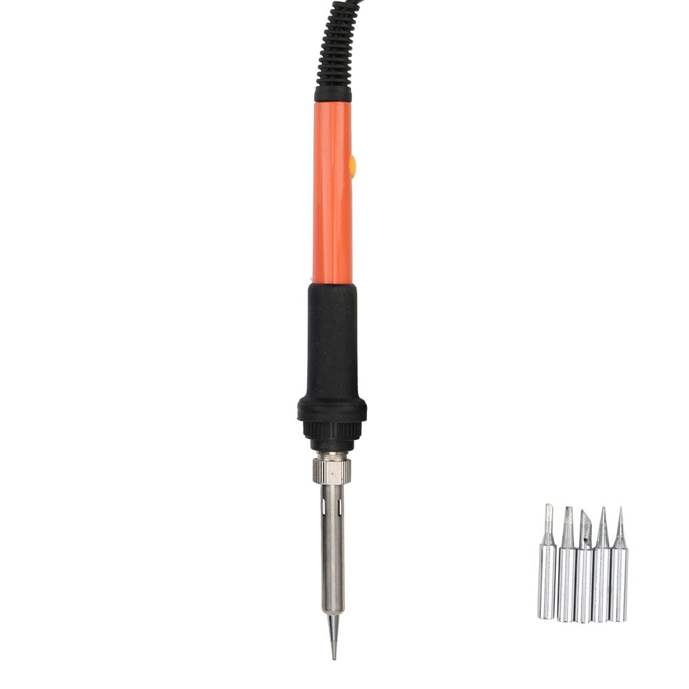 20Pcs Electric Soldering Iron Set Temperature Adjustable with Switch Welding ToolsAC220V EU Plug