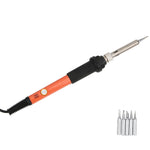 20Pcs Electric Soldering Iron Set Temperature Adjustable with Switch Welding ToolsAC220V EU Plug