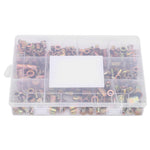 300Pcs Blind Riveting Nuts Set Color Plated Zinc Steel Vertical Grain Hardware Accessories