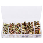 150pcs Zinc Plated Carbon Steel Rivet Nuts Galvanized Insert Nut Threaded Fastener Nut Set