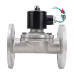 Solenoid Valve NBR NC DirectActing Water Air Stainless Steel Valves G1in 2W25025BF(DC24V )