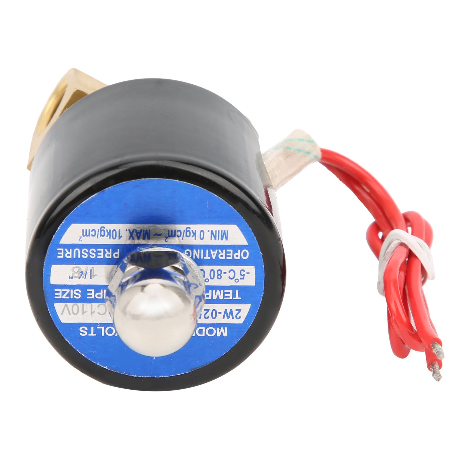 G1/8in Brass Valve Water Pressure Mechanical Normal Closed Direct Acting 2W-025-06AC110V