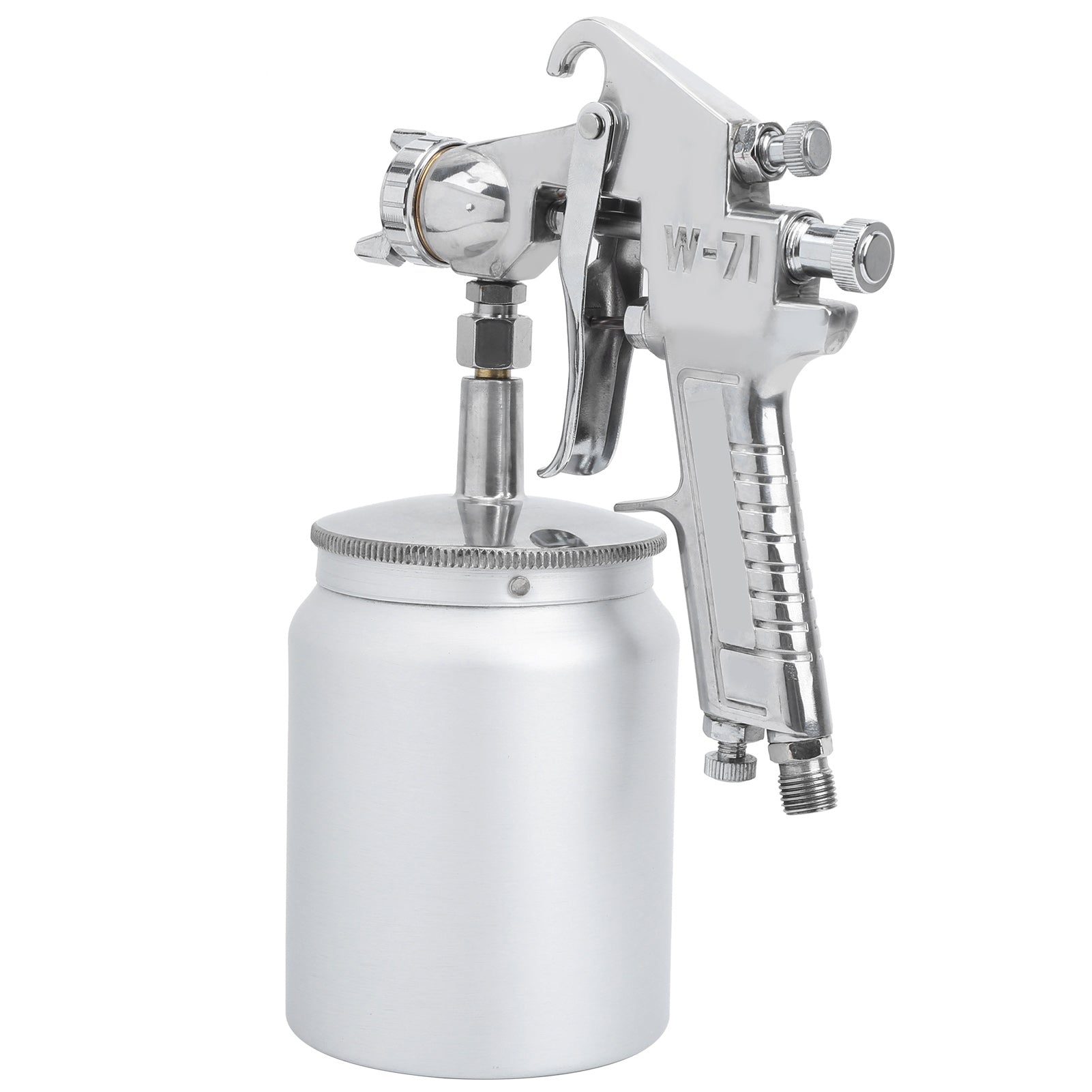 Spray Guns Set Lower Pot Sprayer for Wall Car Door Spraying 600CC W-71 1.8mm 0.25-0.35MPAAmerican Style