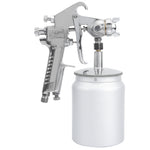Spray Guns Set Lower Pot Sprayer for Wall Car Door Spraying 600CC W-71 1.8mm 0.25-0.35MPAAmerican Style