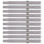 10Pcs Magnetic Head Screwdriver Bits Electric Hex Socket S2 Alloy Steel Industrial Tools