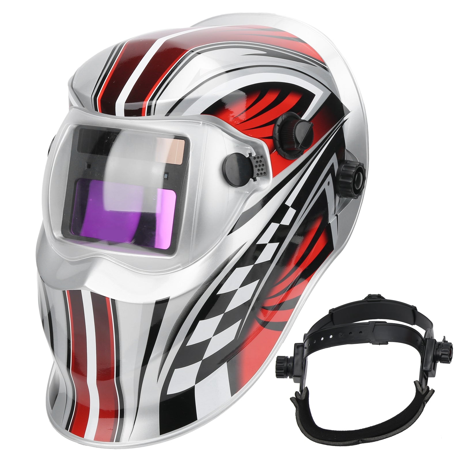 Welding Protective Helmet Automatic Dimming SolarPowered for Face Protection Accessories