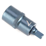 Socket Bit Hex 1/2in Interface Quick Wrench S2 Alloy Steel Blueing Hand Tools HardwareH7