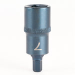 Socket Bit Hex 1/2in Interface Quick Wrench S2 Alloy Steel Blueing Hand Tools HardwareH7