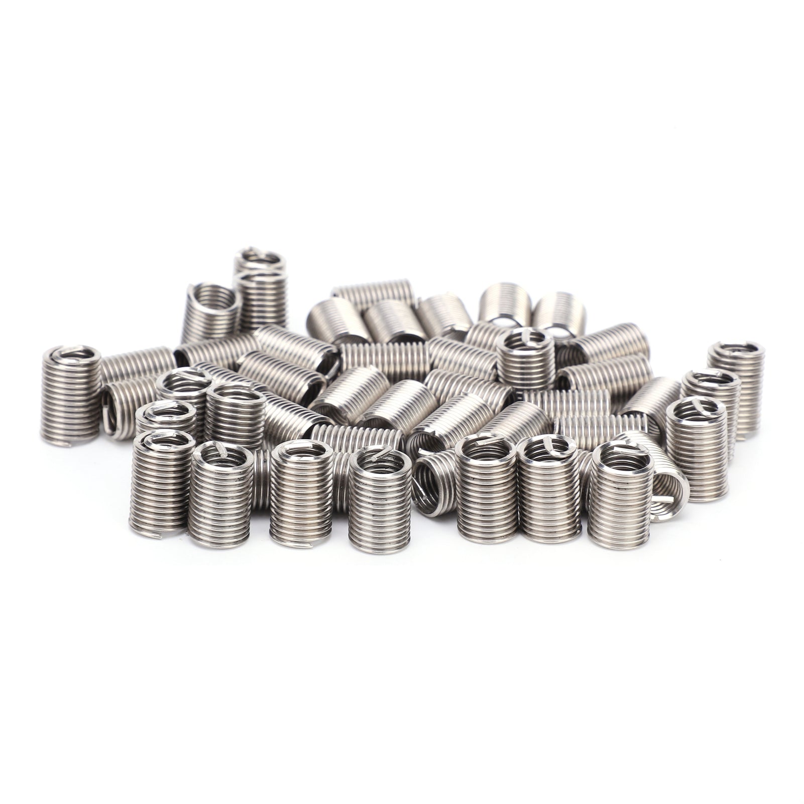 50Pcs Wire Thread Insert Sleeve Bushing Screw Protective Coil Screw Repair Nut Kit M10 x 1.52.5D