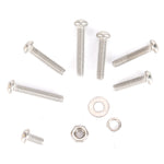 600Pcs Screw Nut Set 304 Stainless Steel Hex Socket Bolt Flat Spring Washer Fasteners