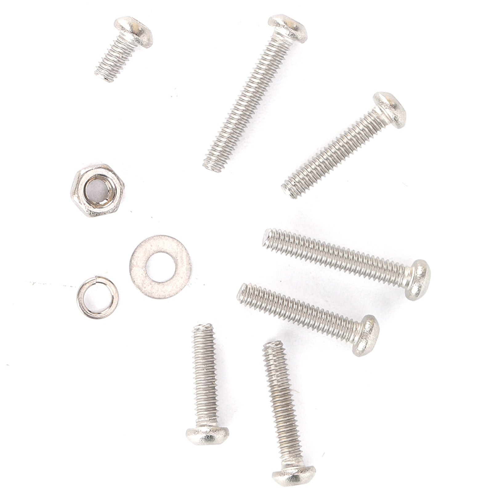 600Pcs Screw Nut Set 304 Stainless Steel Hex Socket Bolt Flat Spring Washer Fasteners