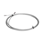 Steel Wire Strands Cord 0.4mmDiameter High Tensile Strength for Elevator Precision Instrument(10m/10.94yd )