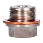 Sensor Adapter M18x1.5 to 1/8NPT Thread Exhaust Water Temperature Sensor Fitting with Gasket