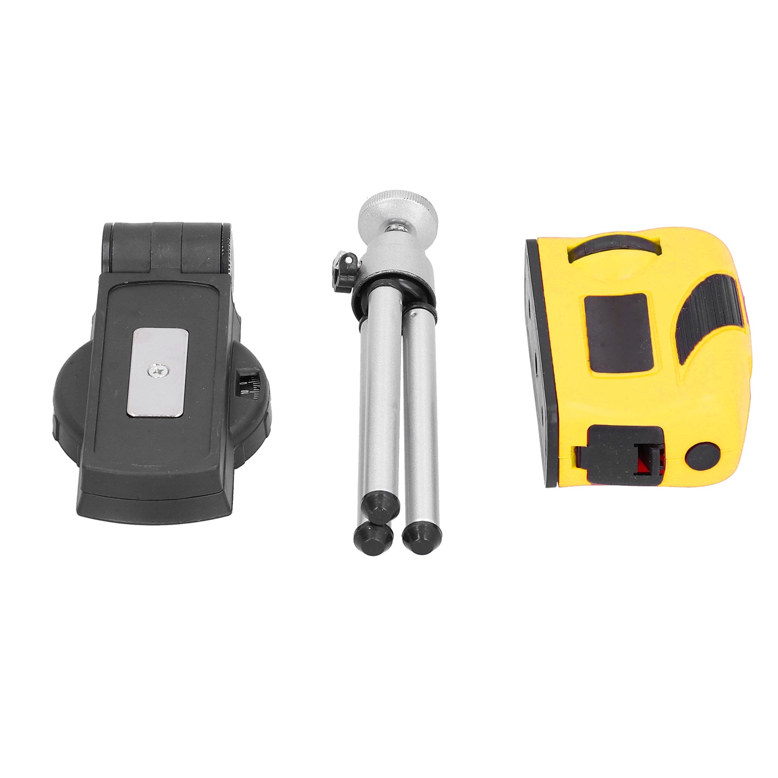 Red Beam Level Tool Durable ABS Convenient Practical Measurement Equipment with Base TripodYellow