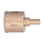 Hole Opener 40mm Brazed Drill Bit Cutter Tool for Glass Ceramic Marble Stone Drilling