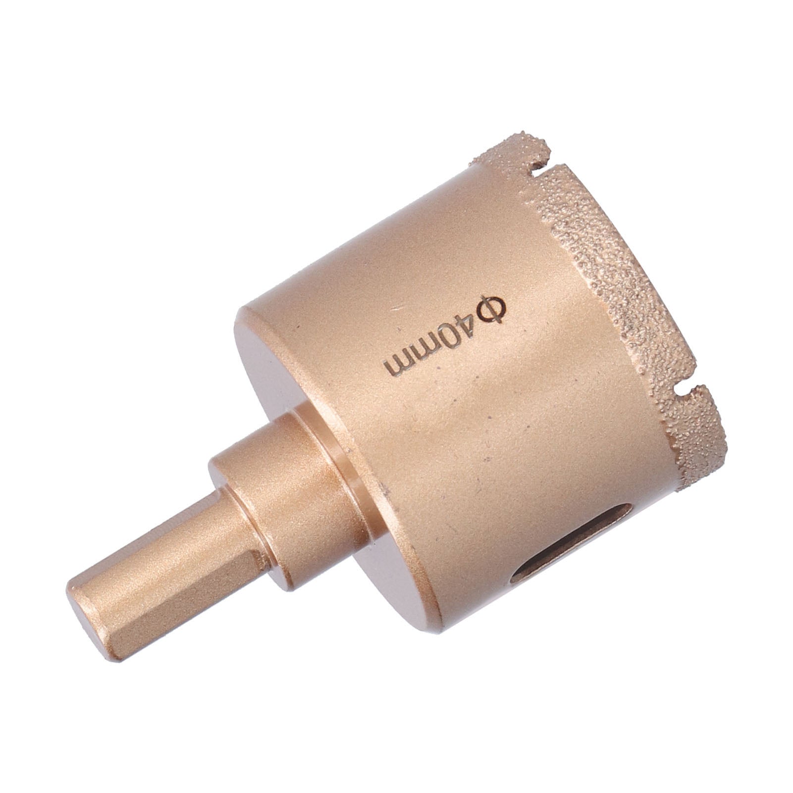 Hole Opener 40mm Brazed Drill Bit Cutter Tool for Glass Ceramic Marble Stone Drilling