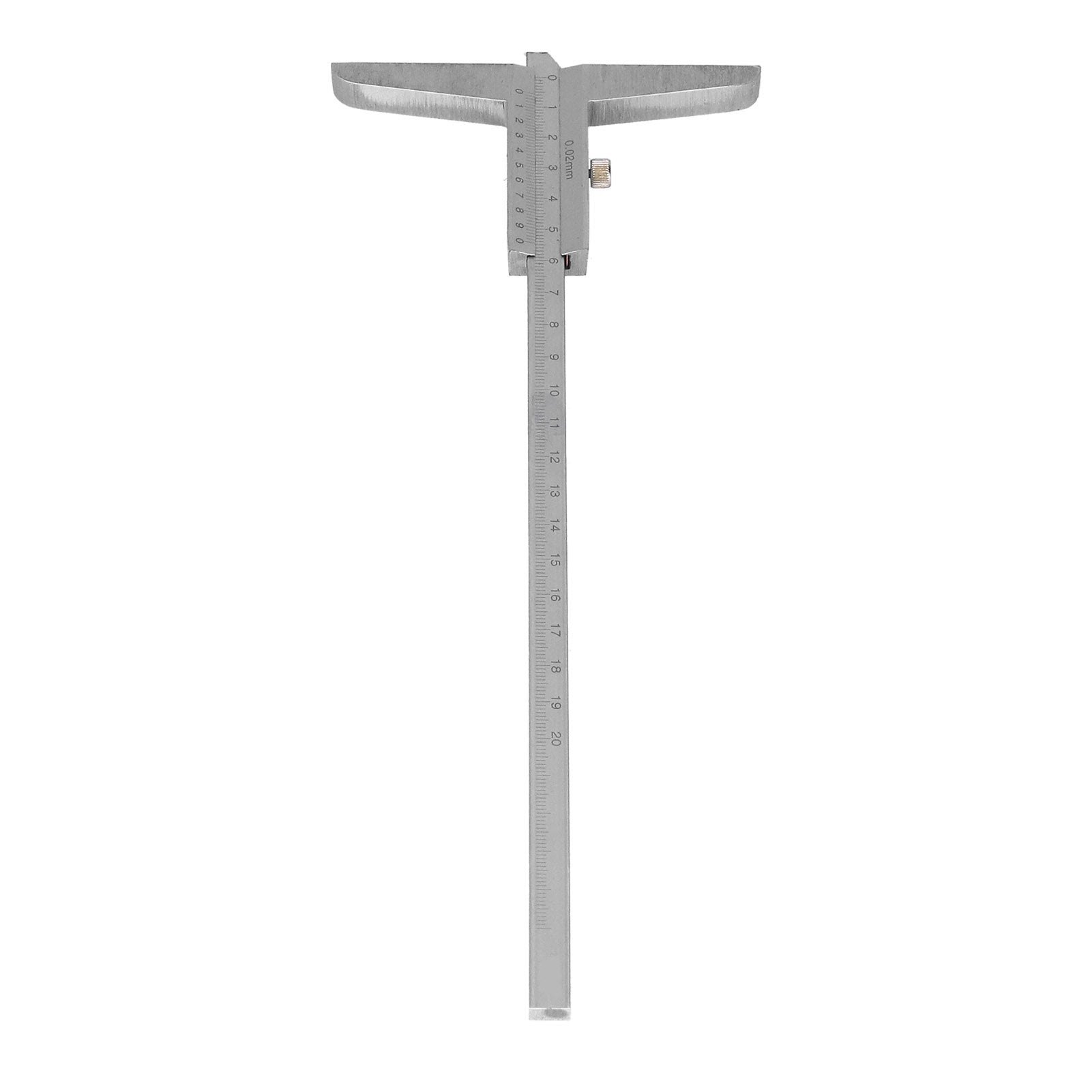 Depth Vernier Caliper Metal Gauge 0.02mm High Accuracy Micrometer Measuring Tool0‑200mm