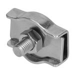 Simplex Wire Rope Clips Stainless Steel Cable Clamps Simple Grip Caliper Single Locking Device5Pcs M10