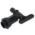 IBC Tote Tank Adapter Nozzle Drain Hose Faucet Connector Tap Fitting Part AccessoryPlastic Threaded Connector