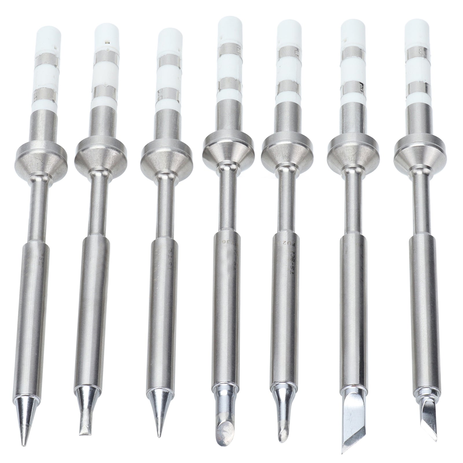 7Pcs Soldering Tips Mini Intelligent Original Solder Iron Tip Replacement for Welding