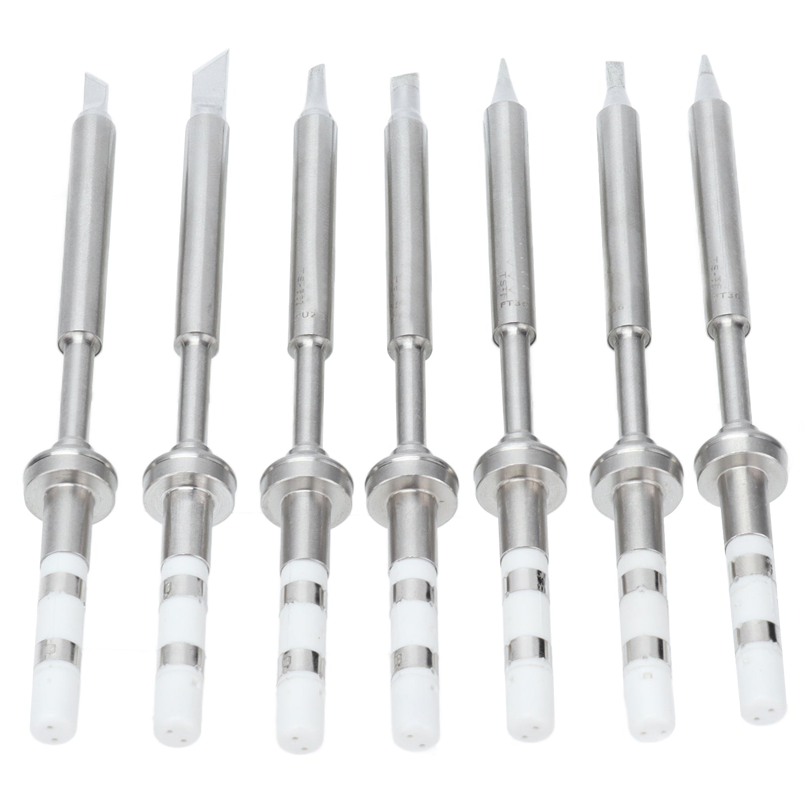 7Pcs Soldering Tips Mini Intelligent Original Solder Iron Tip Replacement for Welding