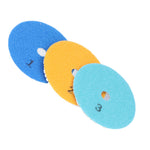 3Pcs Diamond Polishing Pad 4in Grinding Tool Set Kit for Marble Terrazzo Concrete