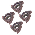10Pcs Threading Inserts CNC Lathe Indexable Carbide Blade Turning Tool Holder 16ER AG60(EM598L)