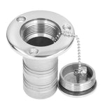 38mm Water Injection Port 316 Stainless Steel Boat Refueling Port Marine Filler AccessoriesFUEL