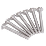 50Pcs Flanged Button Head Screws A2‑70 Stainless Steel Buttons Heads Socket Caps Bolts KitM4x35mm