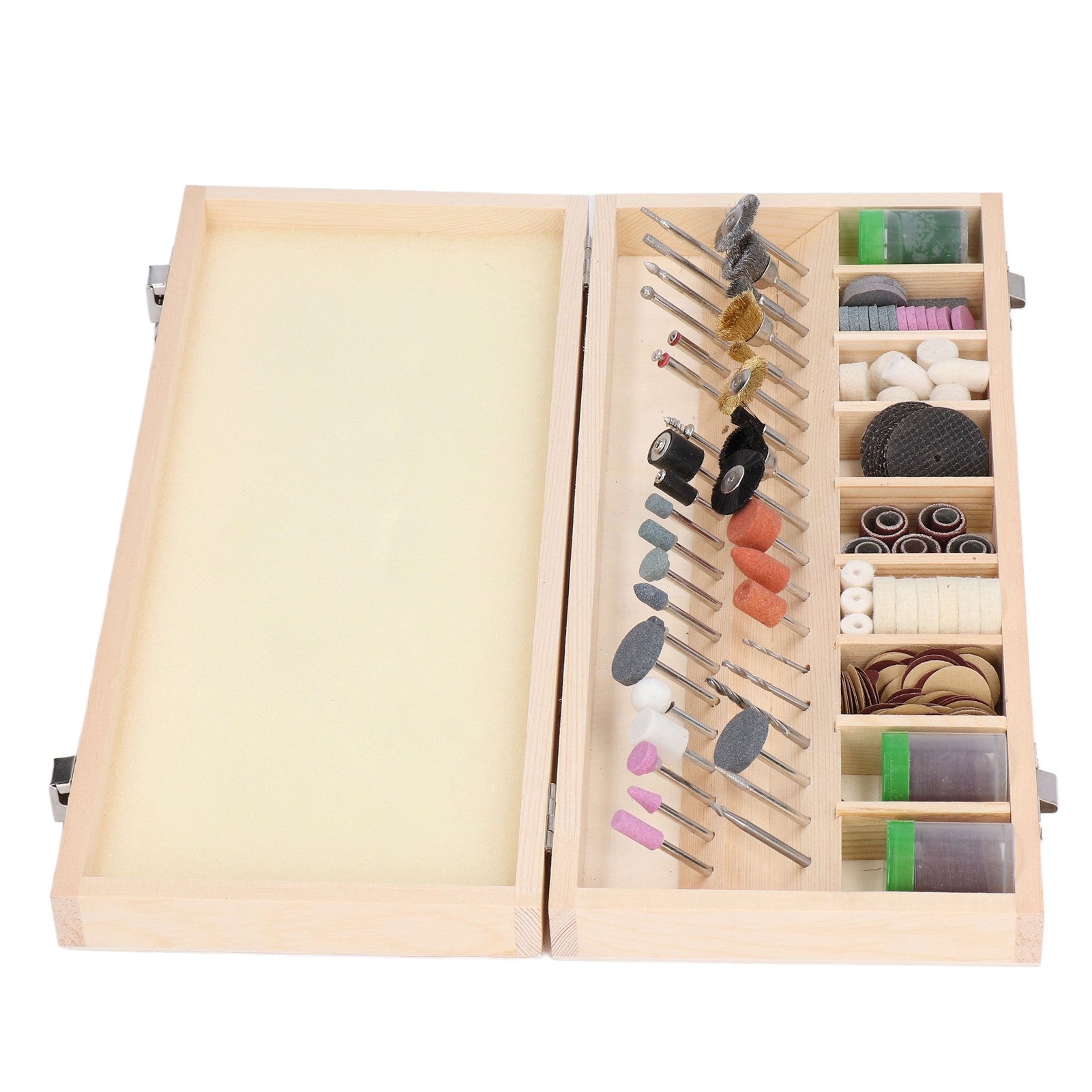 228Pcs Rotary Tool Accessory Kit Small Size High Efficiency Sanding Polishing Tools with 3mm Diameter Shank