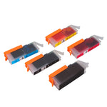 5Pcs Ink Cartridges ABS Cartridge Replacement for PIXMA MG5740 MG6840 MG7740 TS5040 TS6040