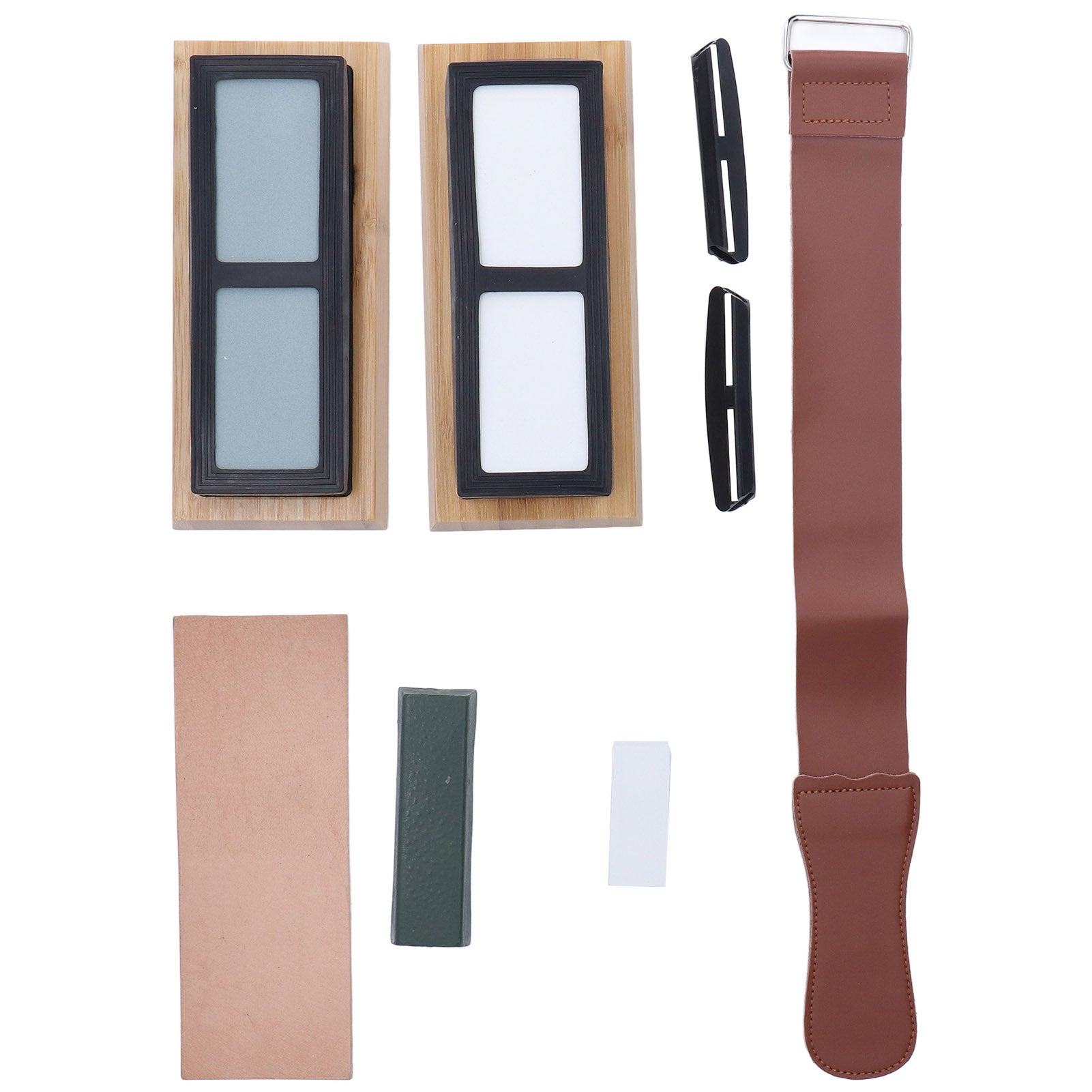 14Pcs/Set Whetstone Sharpening Stone Kit 400/1000 3000/8000 Whetstone Professional Knife Sharpening Stone Set